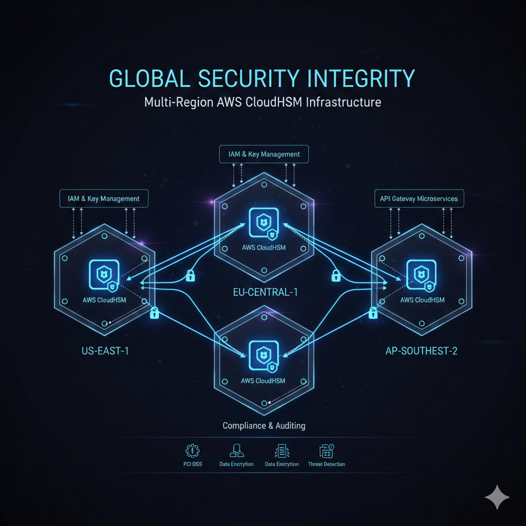 Multi-Region Security Architecture Diagram